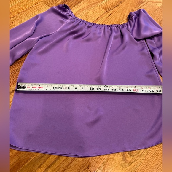 👗Ramy Brook Murphy off shoulder purple top shirt size S - Picture 5 of 17